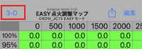 点火時期調整画面 左上3-Dをタップ